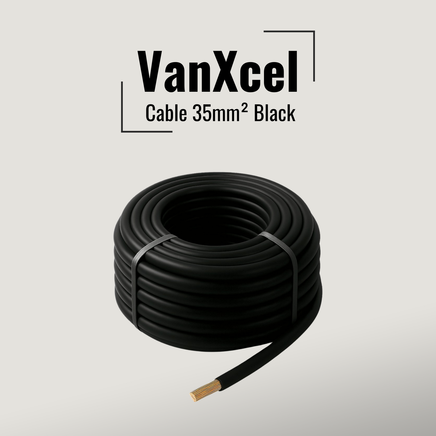 VanXcel-kabel 35 mm2 (zwart)