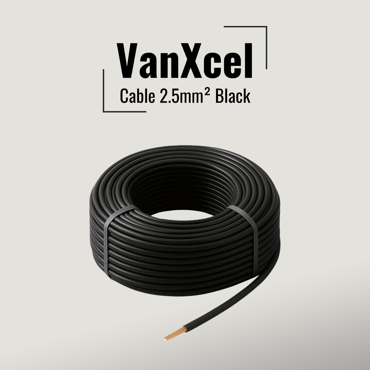 VanXcel Cable 2.5mm2 (Black)